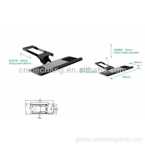 China Wholesale Custom Computer adjustable ergonomic keyboard tray Manufactory